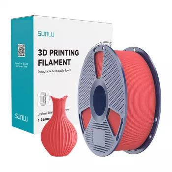 SUNLU PLA Classic Cherry Red 1.75 mm 1 kg 3D printera pavediens
