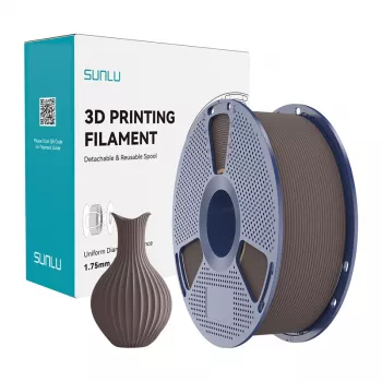 SUNLU PLA Classic Chocolate 3D printera pavediens 1.75mm 1kg