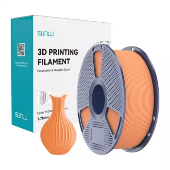 SUNLU PLA Classic kvēldiegs 1.75 mm, 1 kg – saulaini oranžs