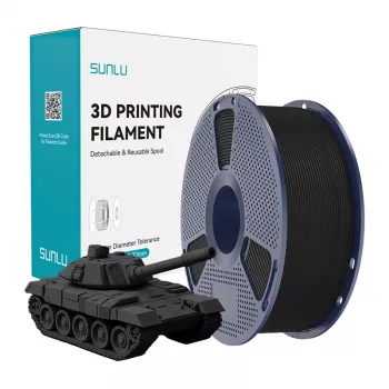 Sunlu PLA+ High-Speed Black Filaments 1.75 mm 1 kg