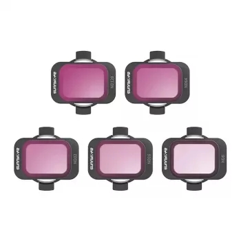 SUNNYLIFE ND filtru komplekts DJI Avata 2, 5 gab. (ND8, ND16, ND32, ND64, ND128)