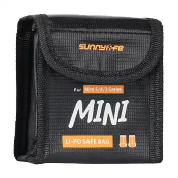 SUNNYLIFE akumulatoru pārnēsāšanas futrālis DJI Mini 5 Pro (ietilpina 2 akumulatorus), N5P-DC084