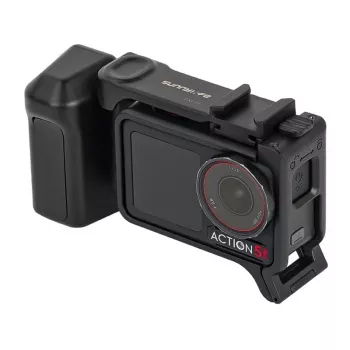 Sunnylife Magnētiskais ātrās atbrīvošanas stiprinājums DJI Osmo Action 5 Pro / 4 / 3, Melns