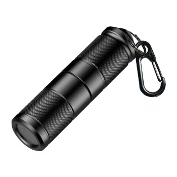 Superfire EF02 USB-C uzlādējams LED lukturis — 1500 lūmeni, 500 m stara attālums, power bank