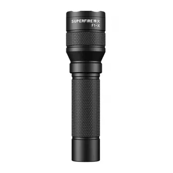 SUPERFIRE F1-X uzlādējams LED lukturis 2000 lūmenu USB-C ar tālummaiņu IP44