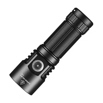 Superfire L22 XHP70.2 LED Lukturis 3000 Lūmenu USB-C Uzlādējams Power Bank Melns