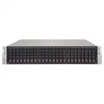 Supermicro SC216 BE1C-R609JBOD 2U 24x2.5 inch Hot-Swap SAS3 JBOD Enclosure ar 2x600W Redundantiem Barošanas Avotiem