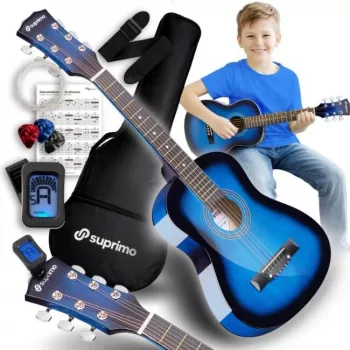 SUPRIMO JRA SET BB Akustiskā Ģitāra 1/4 Blueburst