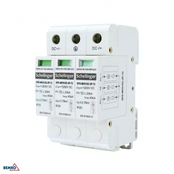 Pārsprieguma aizsargs 4P 12.5kA (10/350) Klase T1+T2 (B+C) SCHELINGER