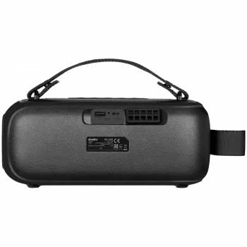 SVEN PS-255 Skaļrunis, Melns (12W, Bluetooth, FM, USB, Karaoke Mikrofons, 3600mAh)