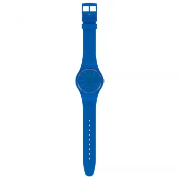 Swatch New Gent SO29N700 Vīriešu Zils Biokeramikas Pulkstenis 41mm