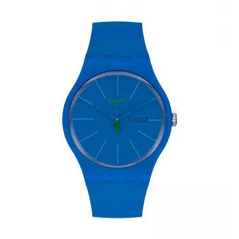 Swatch New Gent SO29N700 Vīriešu Zils Biokeramikas Pulkstenis 41mm