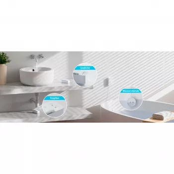 SwitchBot Wi-Fi Ūdens noplūdes detektors ar sensora kabeli