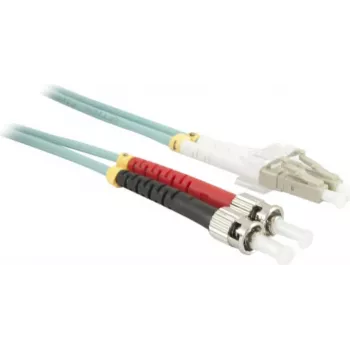 SYNERGY21 2m OM3 LC-ST Dupleksais Daudzmodu Optiskās Šķiedras Patch Kabelis, 50/125µm, LSZH, Zils S216286