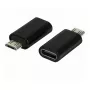 Synergy21 ALLTRAVEL USB-C vīriešu uz Micro-USB sieviešu adaptera kabelis - Melns
