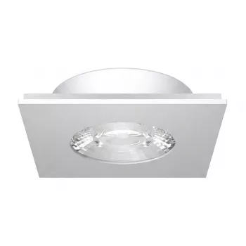 SYNERGY21 Helios LED padziļinātais griestu prožektors balts kvadrāts silts balts 5W 350lm 3000K