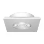 SYNERGY21 Helios LED padziļinātais griestu prožektors balts kvadrāts silts balts 5W 350lm 3000K