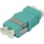 SYNERGY21 LC Duplex daudzmodu optiskās šķiedras adapteris, 50/125µm, aqua, bez atloka S215481