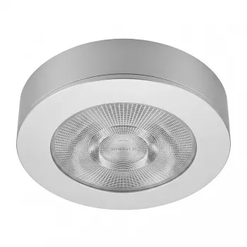 SYNERGY21 LED Griestu Prožektors Helios Sudrabs Apaļš Virsmas Montāžas Rāmis (S21-LED-ME009)