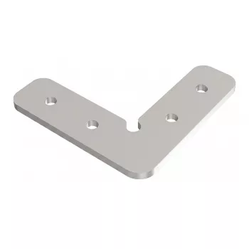 SYNERGY21 S21-LED-PR240100 90° stūra savienotājs LED U-profilu ALU143/ALU144/ALU146 sistēmām, iegremdēts, melns