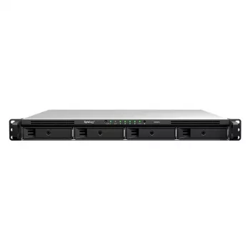 Synology RS826+ 1U Rackmount 4-Bay NAS, AMD Ryzen V1500B, 4GB DDR4 ECC, 4x 1GbE, bez diskiem