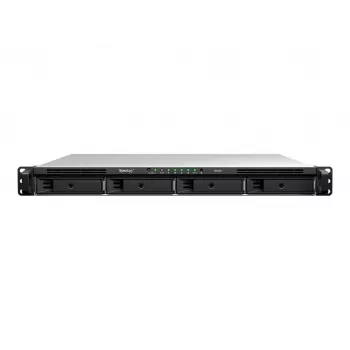 Synology RS826+ 1U Rackmount 4-Bay NAS, AMD Ryzen V1500B, 4GB DDR4 ECC, 4x 1GbE, bez diskiem