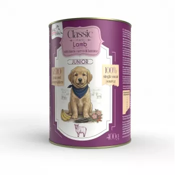 Syta Micha Wet Puppy Food Lamb with Carrots - 400g Can