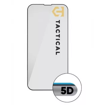 Tactical Apple iPhone 15 Glass Shield 5D Full Glue Black