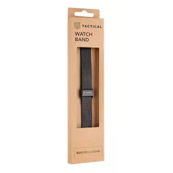 Tactical Apple Watch 38mm / 40mm Loop Slim Stainless Steel Band Black
