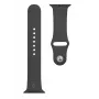 Tactical Apple Watch 42/44/45mm silikona siksniņa, melna