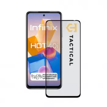 Tactical Glass Shield 5D Infinix Hot 40i Melns