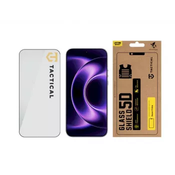 Tactical Glass Shield 5D ekrāna aizsargstikls Xiaomi 17 Ultra - Melns
