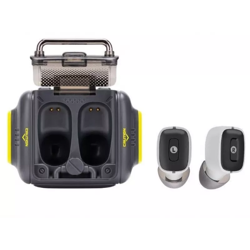 Tactical Space Force StrikePods pelēks melns