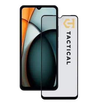 Tactical Xiaomi Redmi A3 2024 stikla ekrāna aizsargs Glass Shield 5D melns