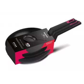 Taurus Best Moments Frying Pan Set 3-Piece (18/22/26 cm) Black Forged Aluminum Non-Stick Induction