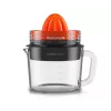 Taurus Citrus Glass elektriskā citrusaugļu spiede 30 W 1 L stikla krūze melna sarkana caurspīdīga