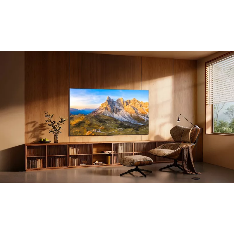 TCL 65C8L 65 collu 4K Ultra HD Mini LED QLED viedtelevizors ar Google TV, Dolby Vision IQ, 144Hz VRR, Onkyo 2.1 audio