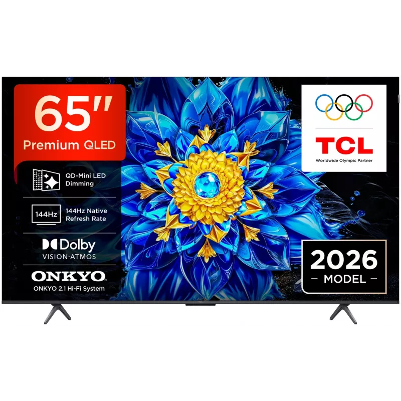 TCL P8L 65P8L 65 collu 4K Ultra HD Android Smart LED TV - Melns