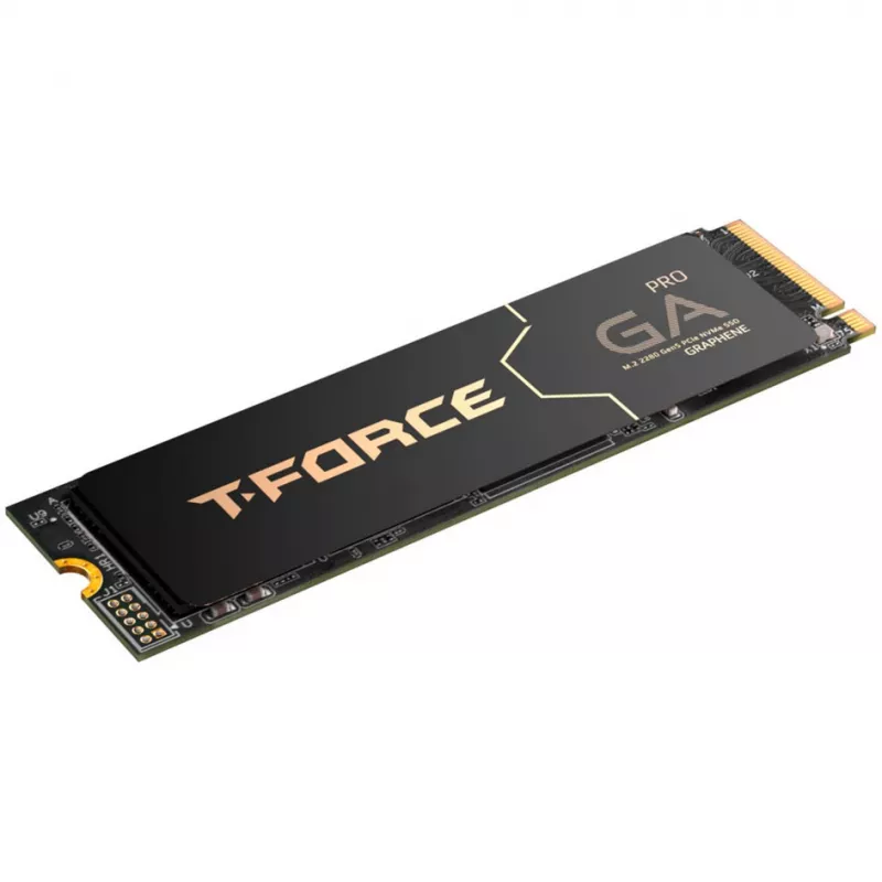 TEAM GROUP T-Force GA PRO 1 TB (Black, PCIe 5.0 x4 | M.2 2280 | Graphene Heatsink)