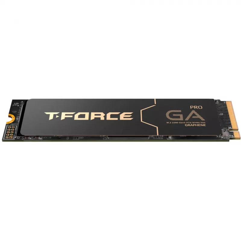 TEAM GROUP T-Force GA PRO 1 TB (Black, PCIe 5.0 x4 | M.2 2280 | Graphene Heatsink)