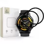 Tech-Protect Glass Flex+ hibrīda stikla ekrāna aizsargs Garmin Venu 3 (2 iepakojumā, melna apmale)