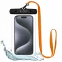 Tech-Protect Magmat Hybrid Case Apple iPhone 15 Pro Max, Melns/Oranžs, MagSafe saderīgs