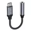 Tech-Protect USB-C uz 3,5mm Mini Jack Audio Adapteris (Sieviešu) - Melns
