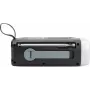 TechniSat pārnēsājamais avārijas radio ar DAB+/FM, Bluetooth, saules paneli, rokas kloķi, power bank funkciju, LED lukturīti, melns (0000/2933)