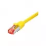 Tecline CAT 6 SFTP PiMF tīkla kabelis RJ-45 uz RJ-45, 1,5 m, bez halogēniem, dzeltens 715015Y