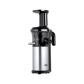 TEESA Lēnais sulu spiede dārzeņiem un augļiem, 150W, 48 RPM, 1L sulas trauks, Melna