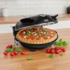 TEESA SUPREME Pizza Oven, 1200 W, 32 cm, Window, Removable Stone