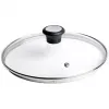 Tefal stikla vāks Ø30cm – rūdīta stikla vāks ar tvaika atveri, nerūsējošā tērauda maliņa, mazgājams trauku mašīnā
