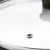Tefal stikla vāks Ø30cm – rūdīta stikla vāks ar tvaika atveri, nerūsējošā tērauda maliņa, mazgājams trauku mašīnā