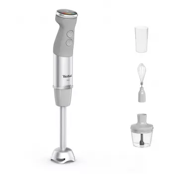 Tefal Quickchef+ HB673B30 1000 W rokas blenderis, pelēks, nerūsējošais tērauds